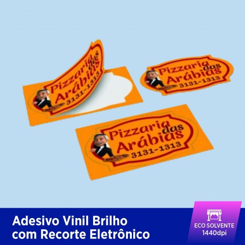 Adesivo Brilho Corte Contorno