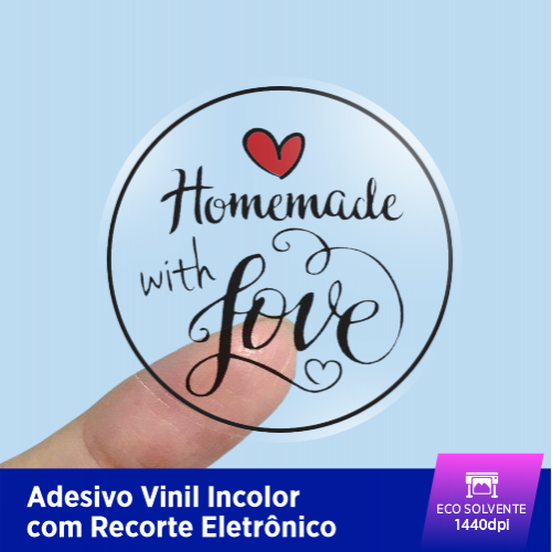 Adesivo Corte Contorno Transparente