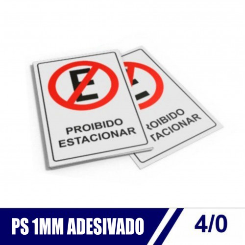Ps Adesivado 1mm  - Alta Resolução