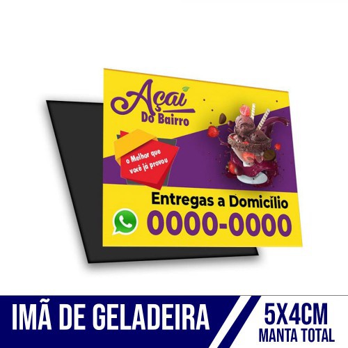 Imã de Geladeira 	5x4