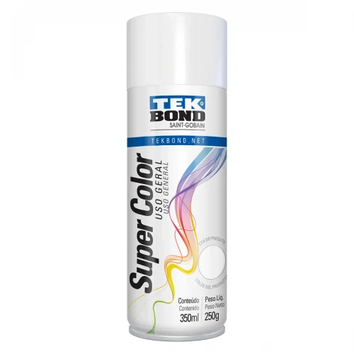 Color jet Tek Bond Branco Brilho 350ml | TekBond